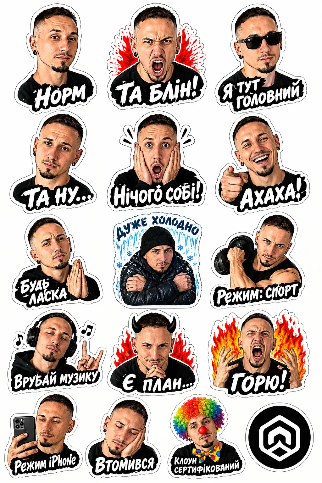 A5 STICKER PACK — original art